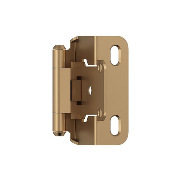 Amerock Amerock 1-1/2 in. W X 2-1/4 in. L Champagne Bronze Steel Overlay Hinge 2 pk BPR7550CZ - main